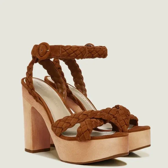 VERONICA BEARD GAEL PLATFORM SANDAL SIZE 9 - Picture 13 of 14
